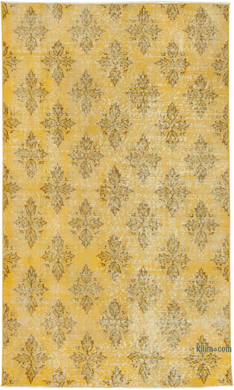 Over-dyed Vintage Hand-Knotted Turkish Rug - 3' 9" x 6' 4" (45" x 76") - K0074472
