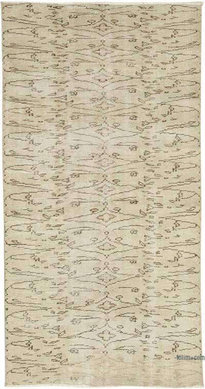 El Dokuma Vintage Halı - 95 cm x 183 cm