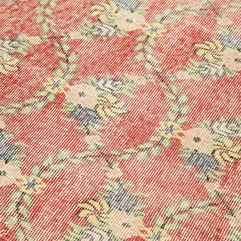 Vintage Turkish Hand-Knotted Rug - 3' 10" x 7' 3" (46" x 87") - K0074476