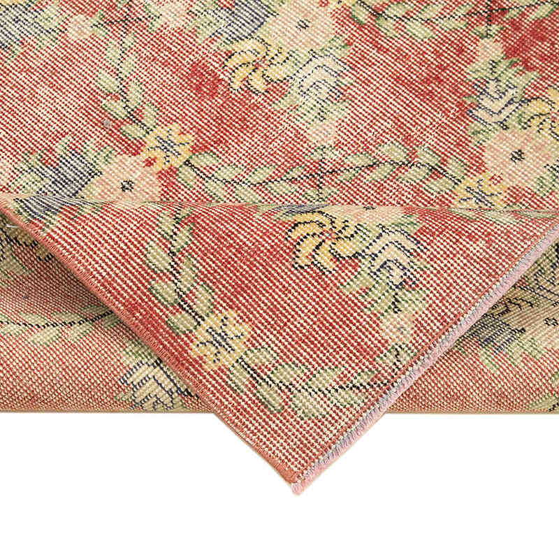 Vintage Turkish Hand-Knotted Rug - 3' 10" x 7' 3" (46" x 87") - K0074476