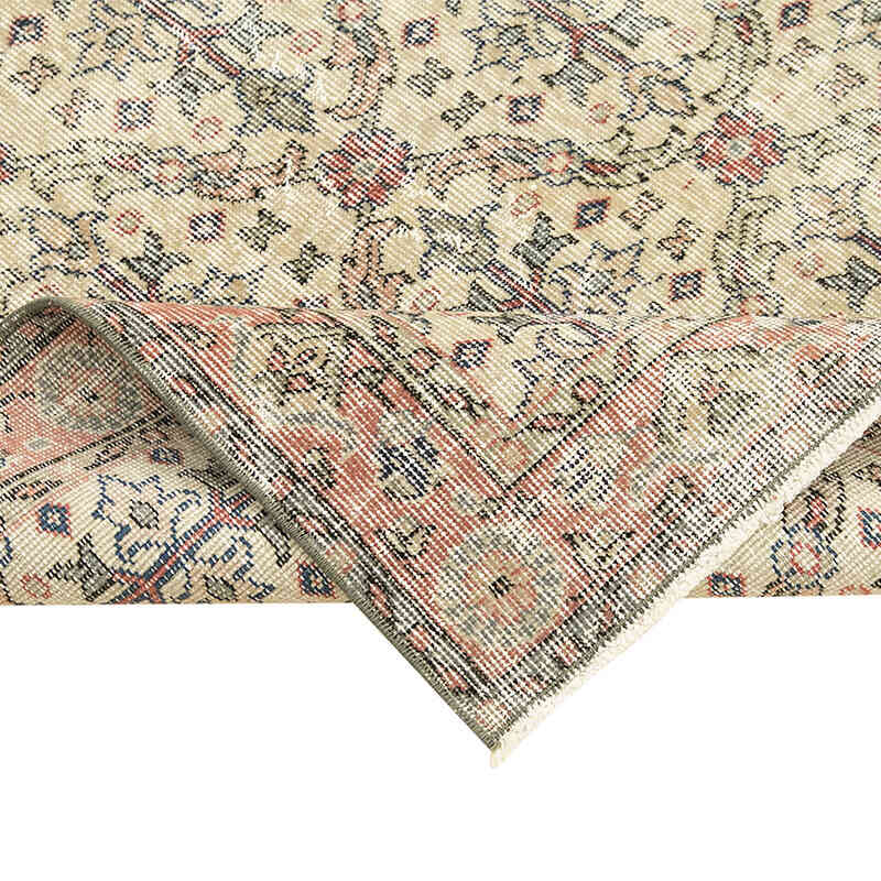 Vintage Turkish Hand-Knotted Rug - 3' 9" x 7'  (45" x 84") - K0074477