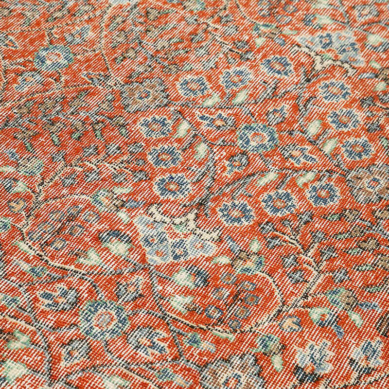 Alfombra Vintage Turca Anudada a Mano - 140 cm x 236 cm - K0074479