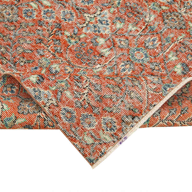 Alfombra Vintage Turca Anudada a Mano - 140 cm x 236 cm - K0074479