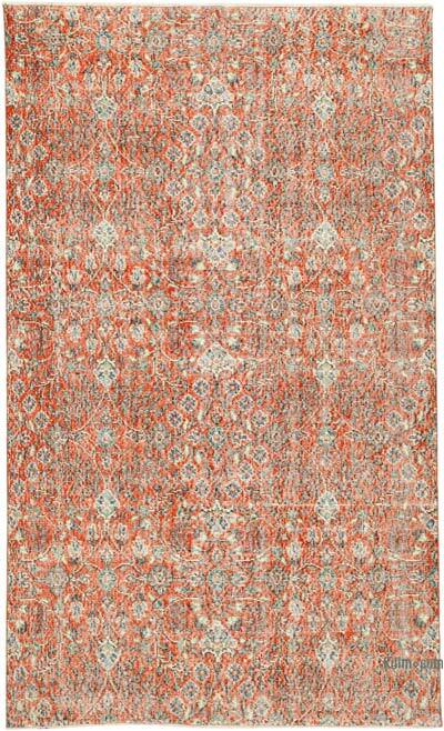 Vintage Turkish Hand-Knotted Rug - 4' 7" x 7' 9" (55" x 93")
