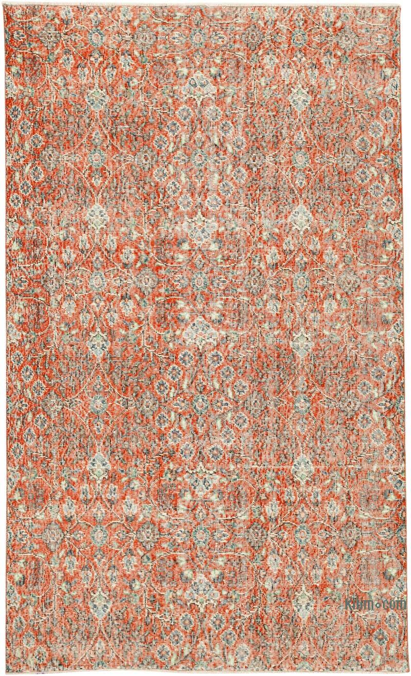 Alfombra Vintage Turca Anudada a Mano - 140 cm x 236 cm - K0074479