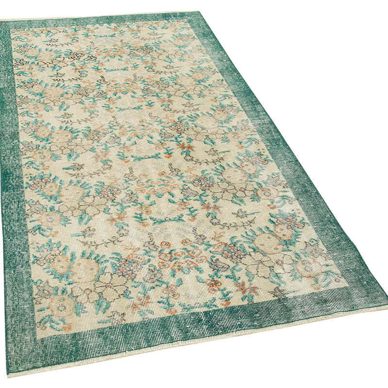 Vintage Turkish Hand-Knotted Rug - 3' 9" x 6' 9" (45" x 81") - K0074481