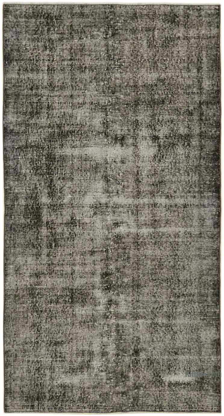 Over-dyed Vintage Hand-Knotted Turkish Rug - 3' 7" x 6' 9" (43" x 81") - K0074485