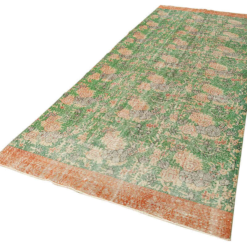 Vintage Turkish Hand-Knotted Rug - 4' 6" x 12' 9" (54" x 153") - K0074486
