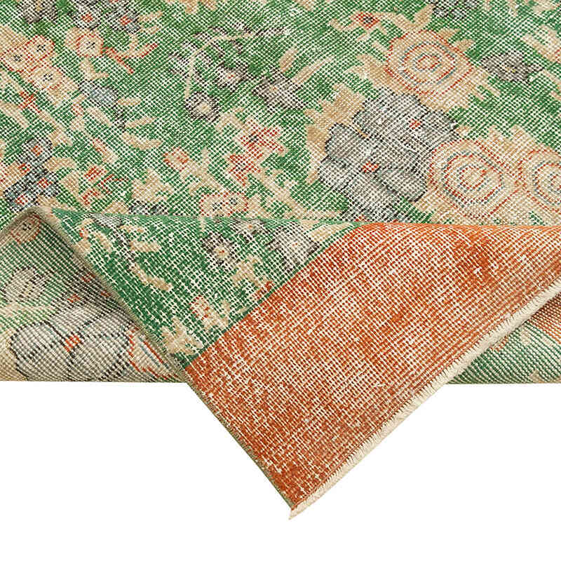 Vintage Turkish Hand-Knotted Rug - 4' 6" x 12' 9" (54" x 153") - K0074486