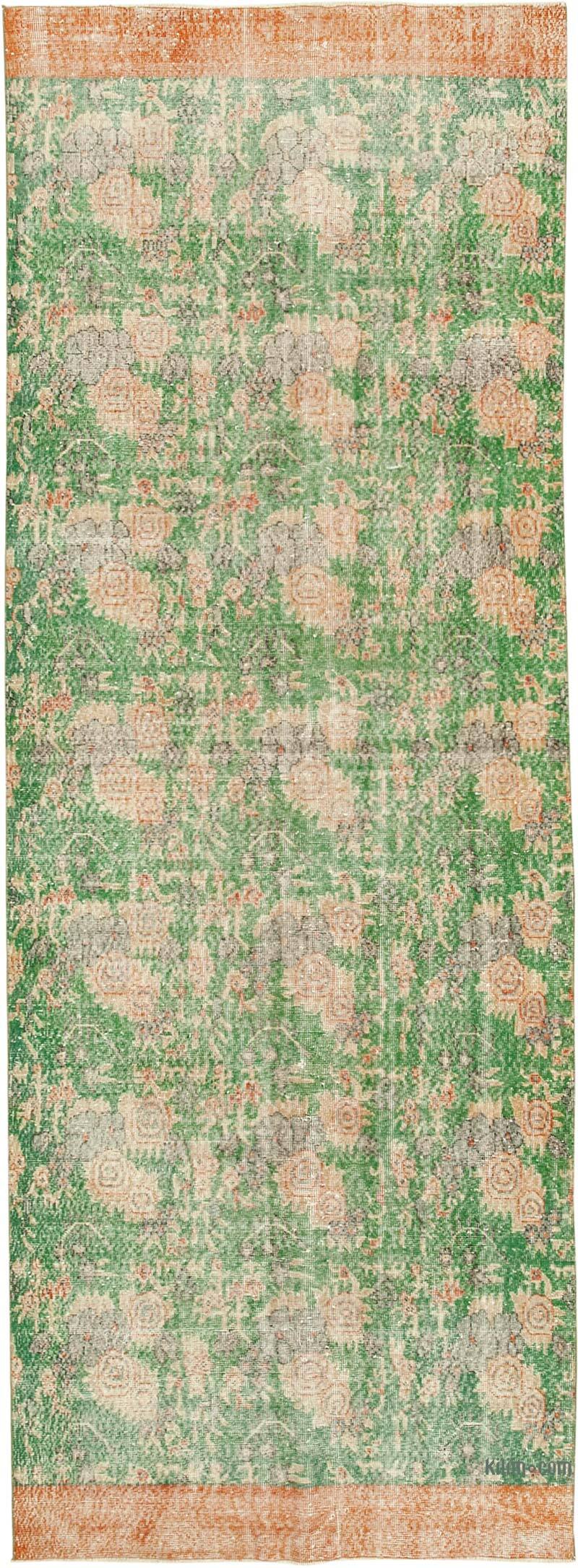 Vintage Turkish Hand-Knotted Rug - 4' 6" x 12' 9" (54" x 153") - K0074486