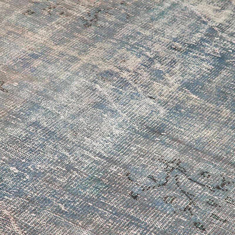 Over-dyed Vintage Hand-Knotted Turkish Rug - 7' 1" x 10' 5" (85" x 125") - K0074490