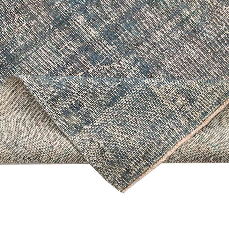 Over-dyed Vintage Hand-Knotted Turkish Rug - 7' 1" x 10' 5" (85" x 125") - K0074490