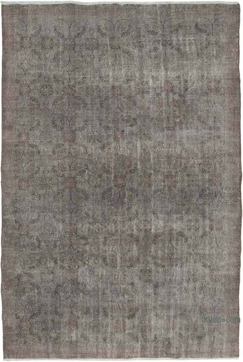 Boyalı El Dokuma Vintage Halı - 212 cm x 318 cm - K0074493