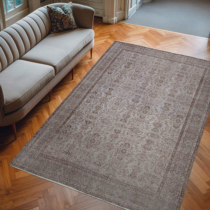Alfombra Turca Vintage Sobre-teñida - 208 cm x 316 cm - K0074494