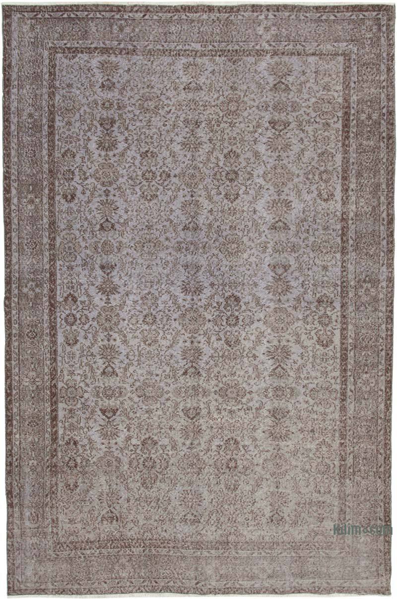 Alfombra Turca Vintage Sobre-teñida - 208 cm x 316 cm - K0074494