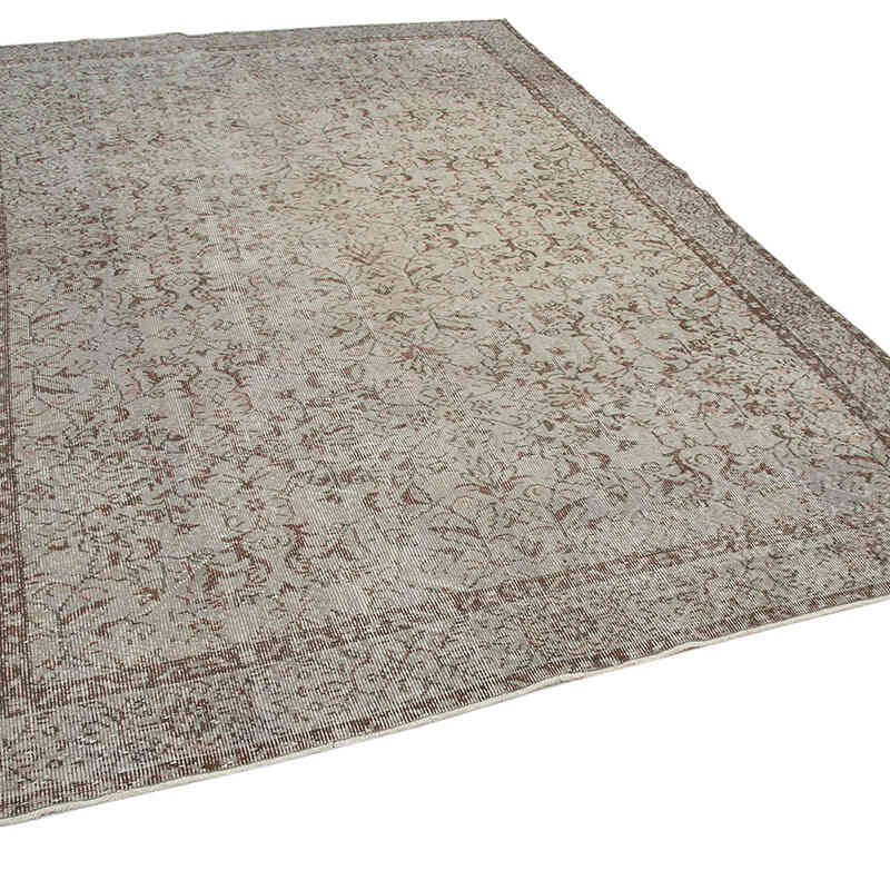 Over-dyed Vintage Hand-Knotted Turkish Rug - 6' 11" x 10' 4" (83" x 124") - K0074495