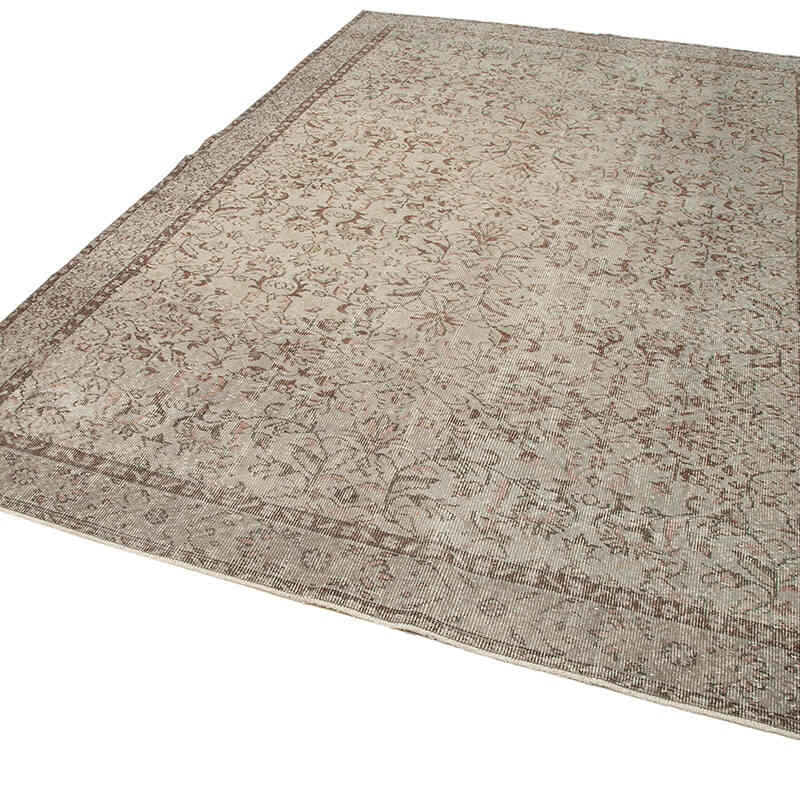 Over-dyed Vintage Hand-Knotted Turkish Rug - 6' 11" x 10' 4" (83" x 124") - K0074495