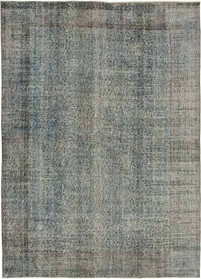 Over-dyed Vintage Hand-Knotted Turkish Rug - 7' 2" x 10'  (86" x 120")
