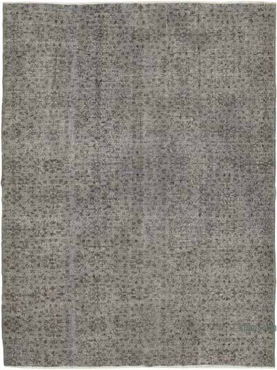 Over-dyed Vintage Hand-Knotted Turkish Rug - 7' 7" x 9' 11" (91" x 119")