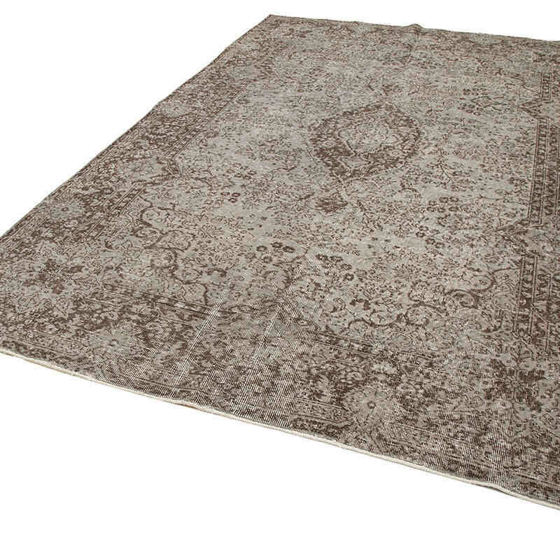 Over-dyed Vintage Hand-Knotted Turkish Rug - 6' 11" x 10' 4" (83" x 124") - K0074499