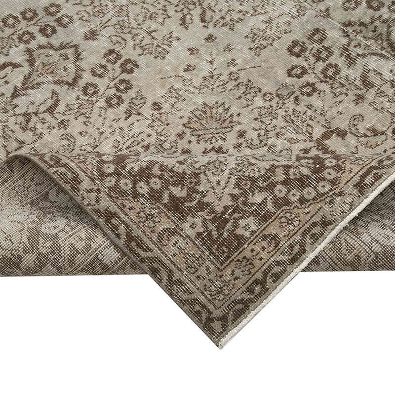 Over-dyed Vintage Hand-Knotted Turkish Rug - 6' 11" x 10' 4" (83" x 124") - K0074499