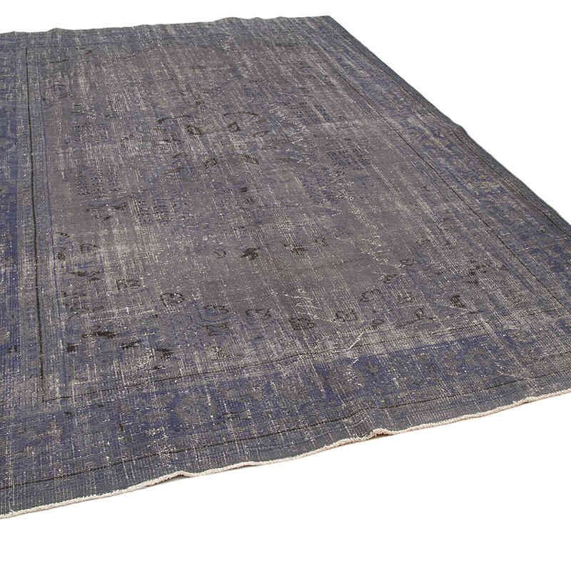 Over-dyed Vintage Hand-Knotted Turkish Rug - 7' 6" x 10' 9" (90" x 129") - K0074500