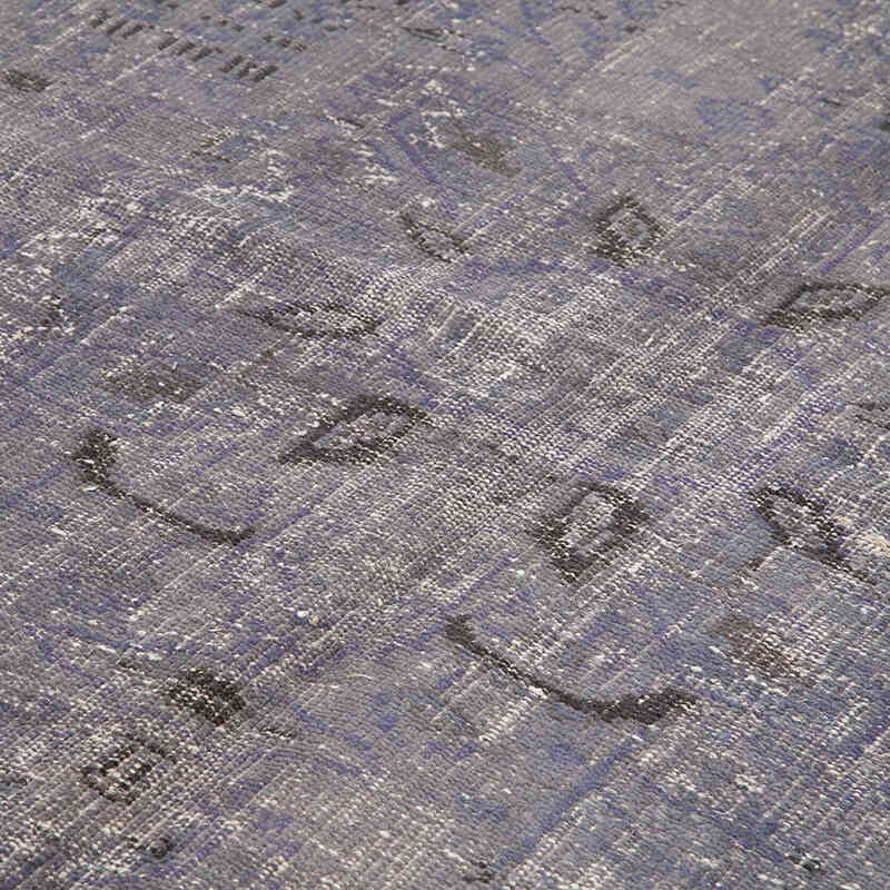Over-dyed Vintage Hand-Knotted Turkish Rug - 7' 6" x 10' 9" (90" x 129") - K0074500