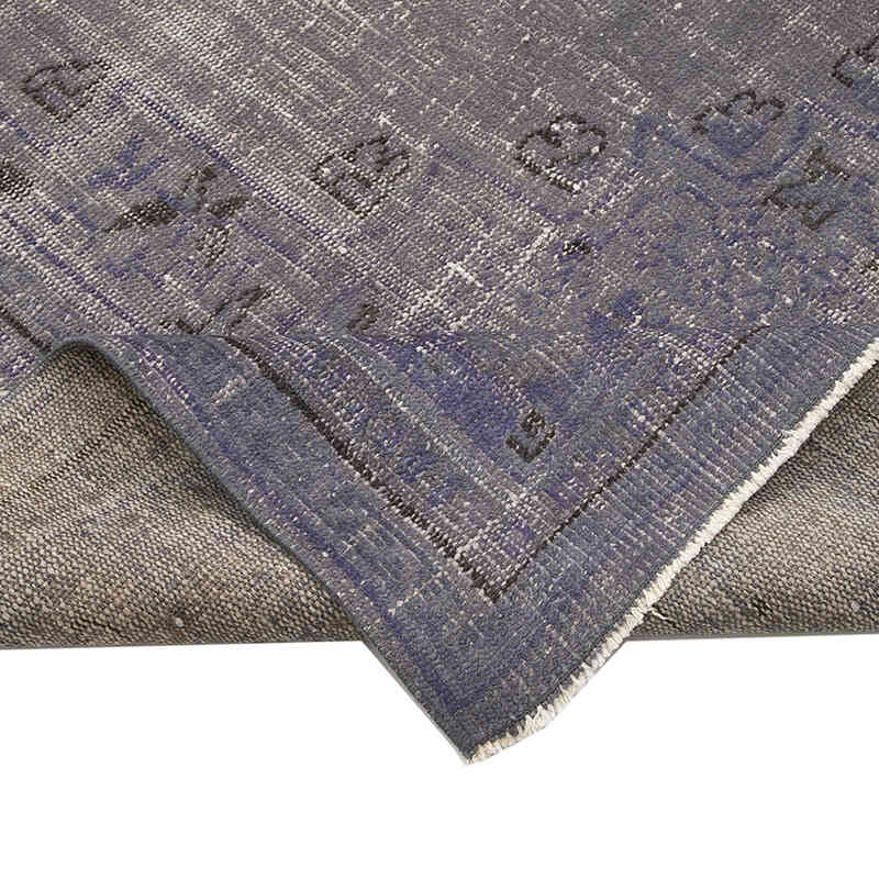 Over-dyed Vintage Hand-Knotted Turkish Rug - 7' 6" x 10' 9" (90" x 129") - K0074500