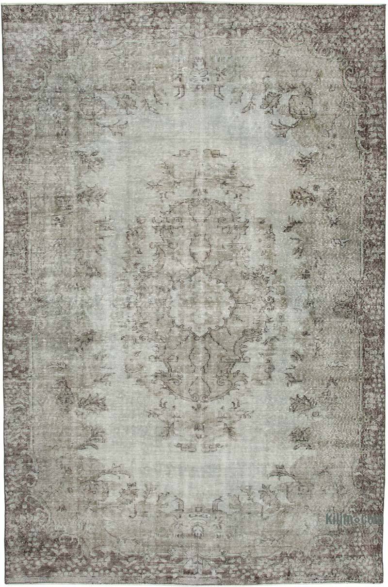 Alfombra Turca Vintage Sobre-teñida - 207 cm x 316 cm - K0074504