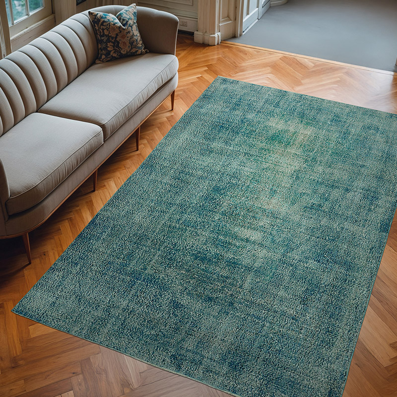 Alfombra Turca Vintage Sobre-teñida - 217 cm x 320 cm - K0074506