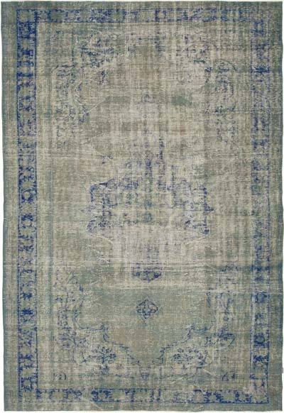 Vintage Turkish Hand-Knotted Rug - 7' 5" x 10' 11" (89" x 131")