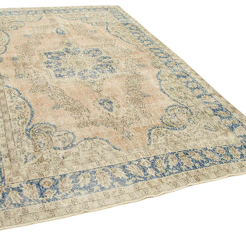 El Dokuma Vintage Halı - 204 cm x 307 cm - K0074522