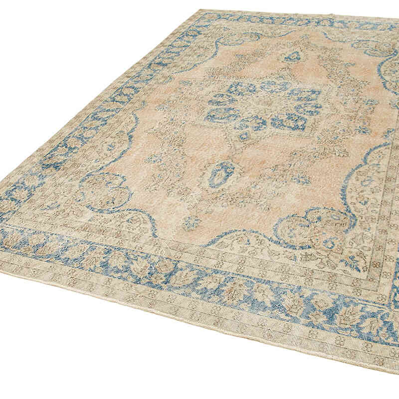 El Dokuma Vintage Halı - 204 cm x 307 cm - K0074522