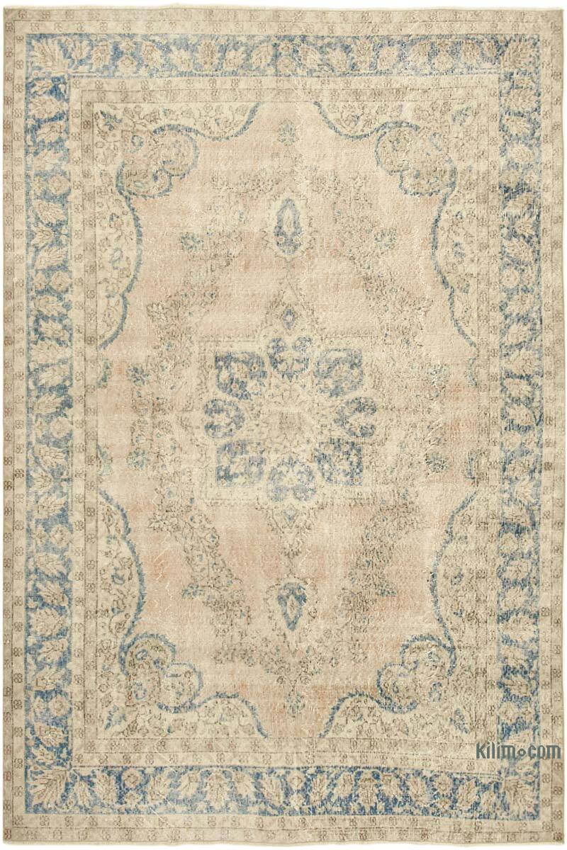 El Dokuma Vintage Halı - 204 cm x 307 cm - K0074522
