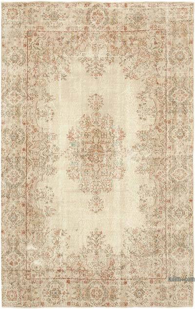 Vintage Turkish Hand-Knotted Rug - 6' 2" x 9' 7" (74" x 115")
