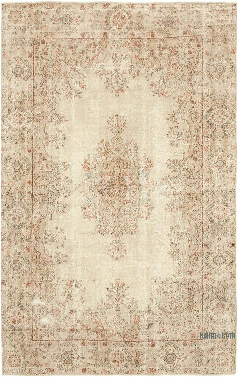 El Dokuma Vintage Halı - 189 cm x 291 cm - K0074523