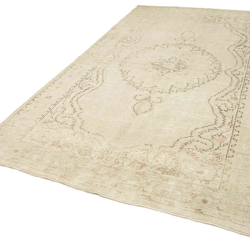 Vintage Turkish Hand-Knotted Rug - 6'  x 10' 4" (72" x 124") - K0074524