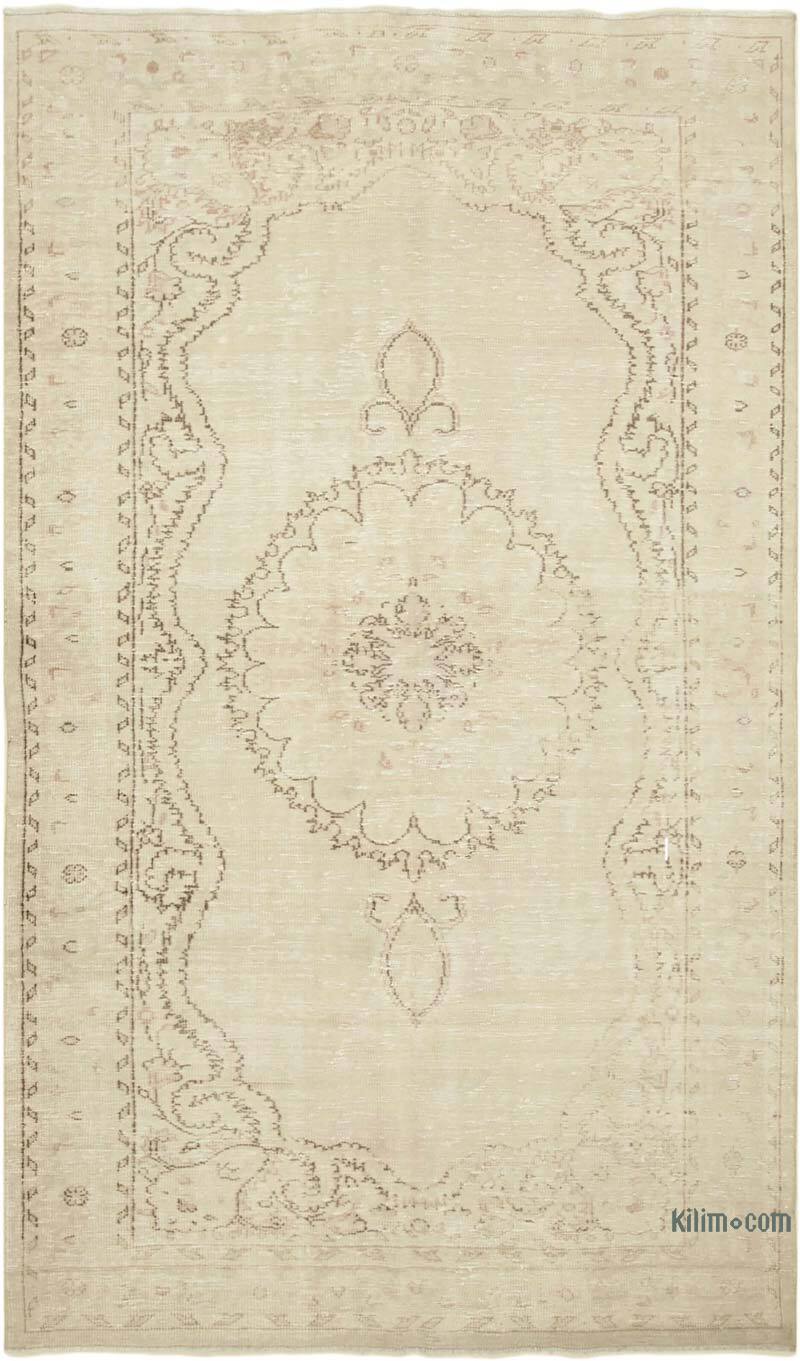 Vintage Turkish Hand-Knotted Rug - 6'  x 10' 4" (72" x 124") - K0074524