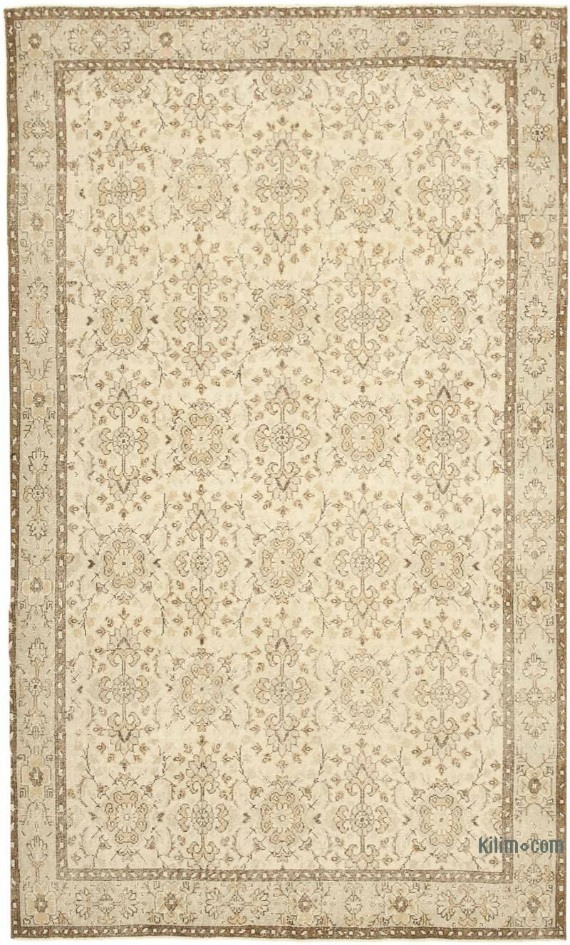 Vintage Turkish Hand-Knotted Rug - 6' 2" x 10' 2" (74" x 122") - K0074527