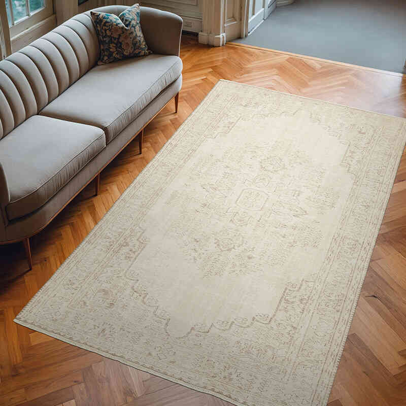 El Dokuma Vintage Halı - 191 cm x 314 cm - K0074528