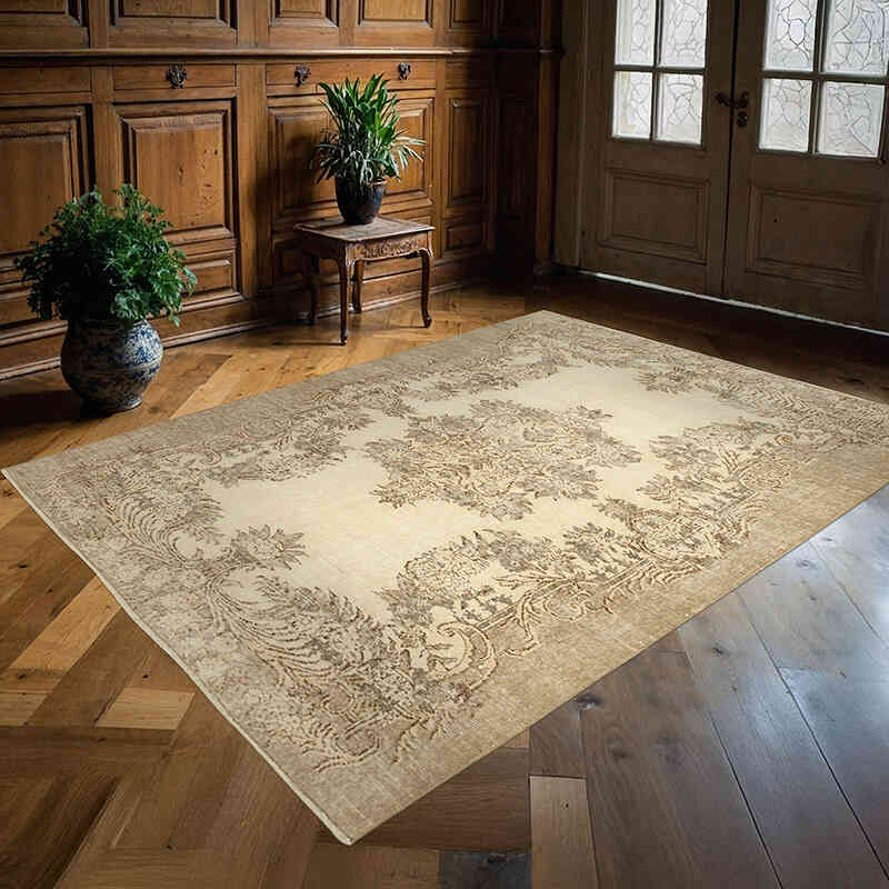 El Dokuma Vintage Halı - 171 cm x 230 cm - K0074536