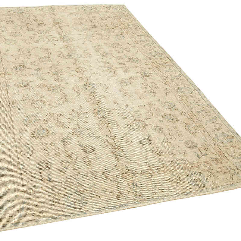 Alfombra Vintage Turca Anudada a Mano - 156 cm x 246 cm - K0074537