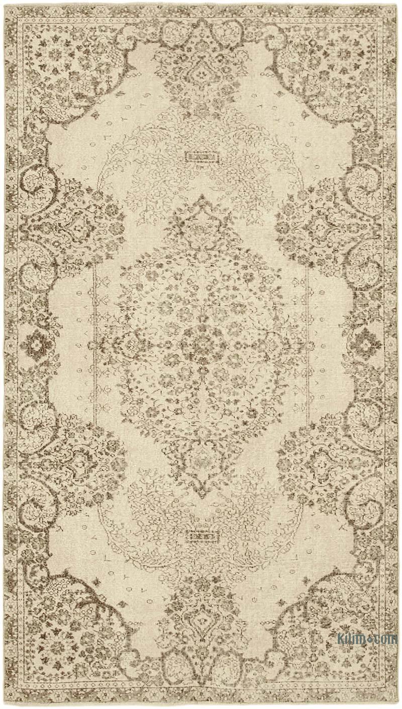 Vintage Turkish Hand-Knotted Rug - 5' 5" x 9' 6" (65" x 114") - K0074544