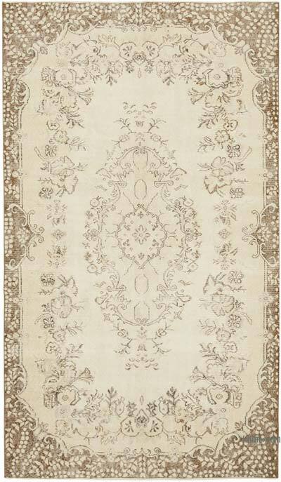 Vintage Turkish Hand-Knotted Rug - 5' 7" x 9' 6" (67" x 114")