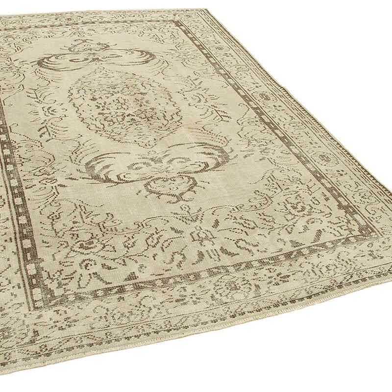 Vintage Turkish Hand-Knotted Rug - 6' 1" x 8' 8" (73" x 104") - K0074548