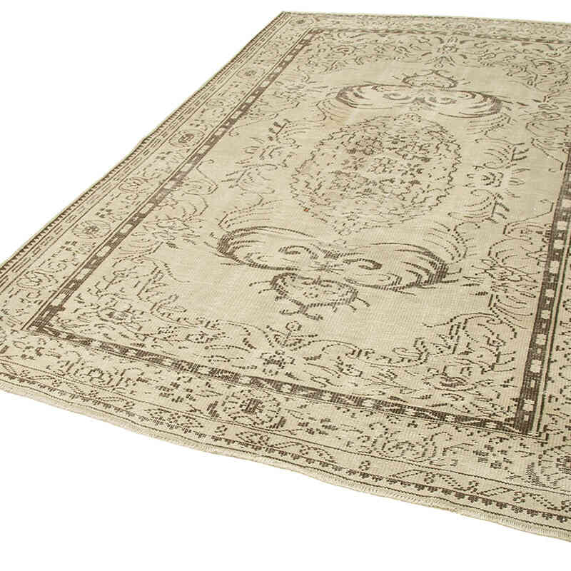 Vintage Turkish Hand-Knotted Rug - 6' 1" x 8' 8" (73" x 104") - K0074548