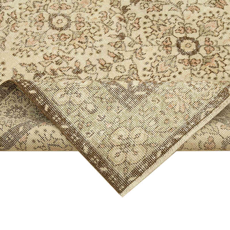 Vintage Turkish Hand-Knotted Rug - 5' 8" x 10'  (68" x 120") - K0074549