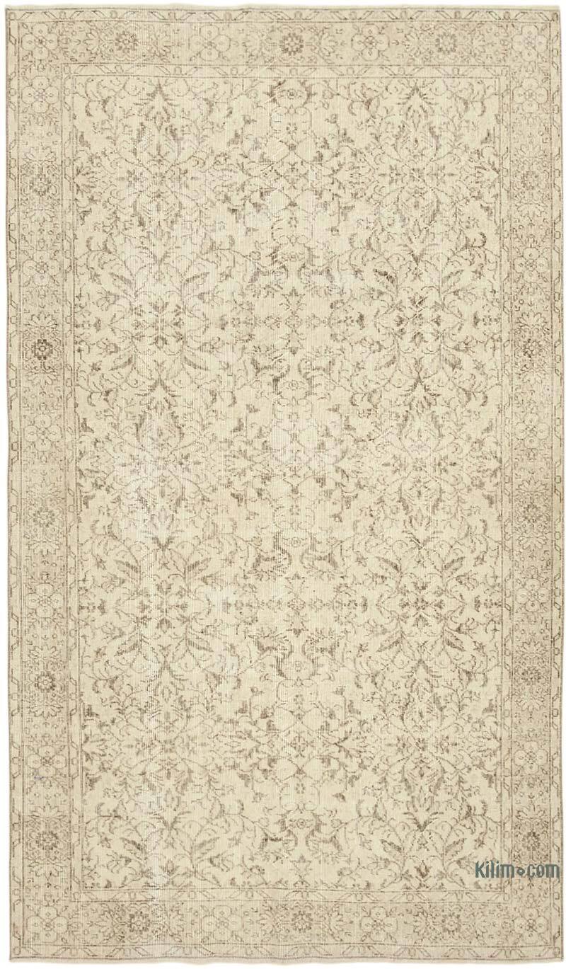 El Dokuma Vintage Halı - 166 cm x 282 cm - K0074551