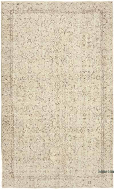 Vintage Turkish Hand-Knotted Rug - 5' 6" x 9' 3" (66" x 111")