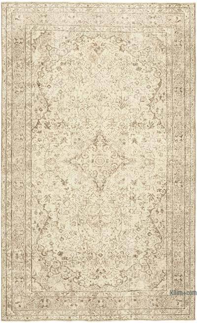 Vintage Turkish Hand-Knotted Rug - 5' 5" x 8' 9" (65" x 105")